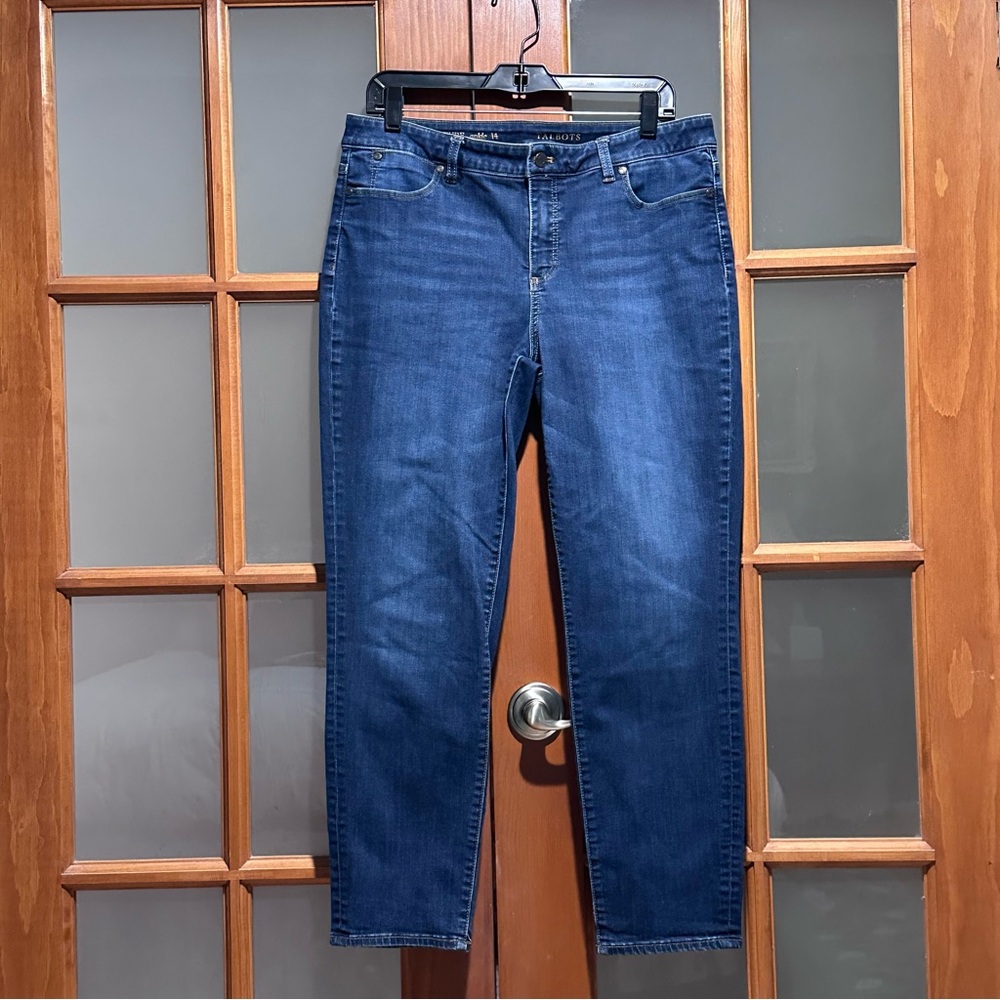 Talbots Signature Classic Blue Ankle Cropped Jeans